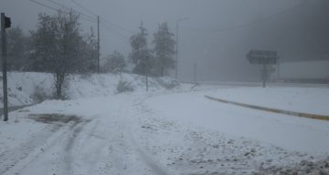 Bolu Dağı Kışa Teslim: Kar Kalınlığı 10 Santime Ulaştı