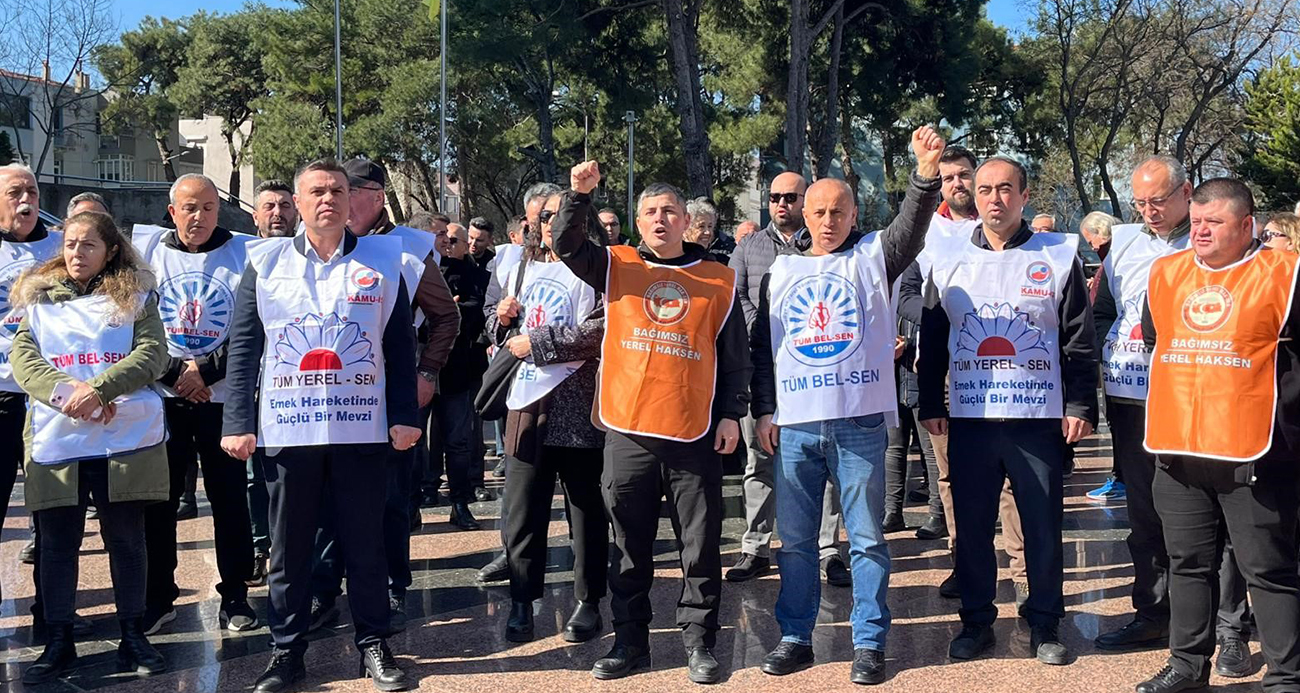 Buca Belediyesi’nde Memurların Alacakları İçin Eylemleri Devam Ediyor