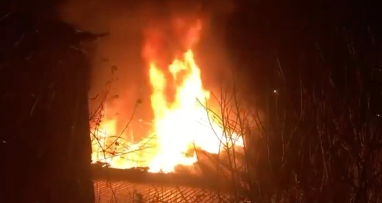 Bursa İznik’te Korkutan Yangın: İki Katlı Ev Kül Oldu