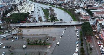 Çanakkale Sarıçay’da Taşkınlar Drone ile Kaydedildi