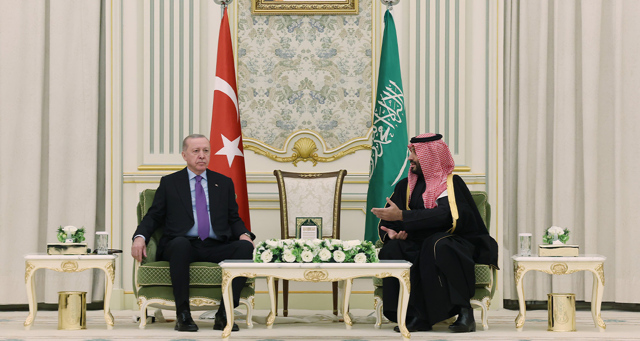 Cumhurbaşkanı Erdoğan, Suudi Veliaht Prens Muhammed bin Selman ile Görüştü