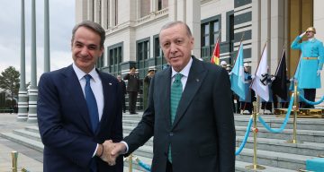 Cumhurbaşkanı Erdoğan, Yunanistan Başbakanı Miçotakis ile Görüşme Gerçekleştirdi