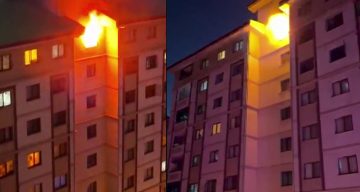 Hatay’da Korku Dolu Anlar: Yangın Sırasında Patlayan Tüp, 13 Kişiyi Mahsur Bıraktı