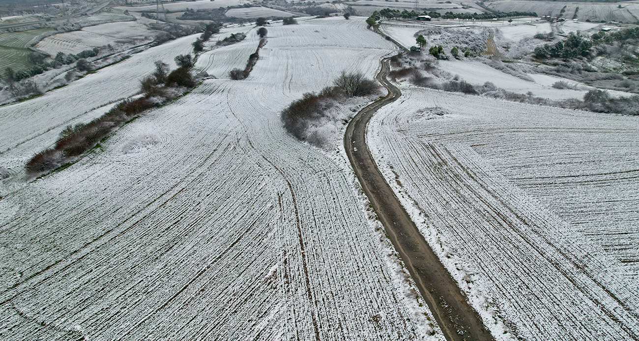 İstanbul’un Yüksek Kesimlerinde Kar Manzaraları