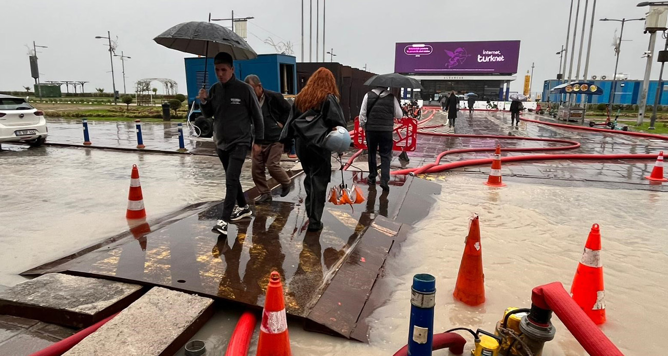 İzmir Alsancak’ta Yaşanan Su Baskınları ve Esnafın Tepkisi