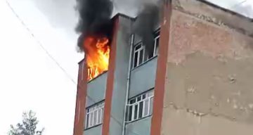 Karabük’te Bir Aileye Ait Daire Yangında Küle Döndü