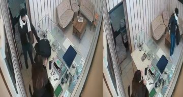 Malatya’da Kuyumcu Dükkanına Soygun Girişimi Güvenlik Kamerasında