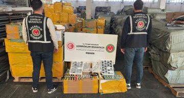 Mersin’de Dev Kaçak Saat Operasyonu: 116 Bin Adet Saat Ele Geçirildi