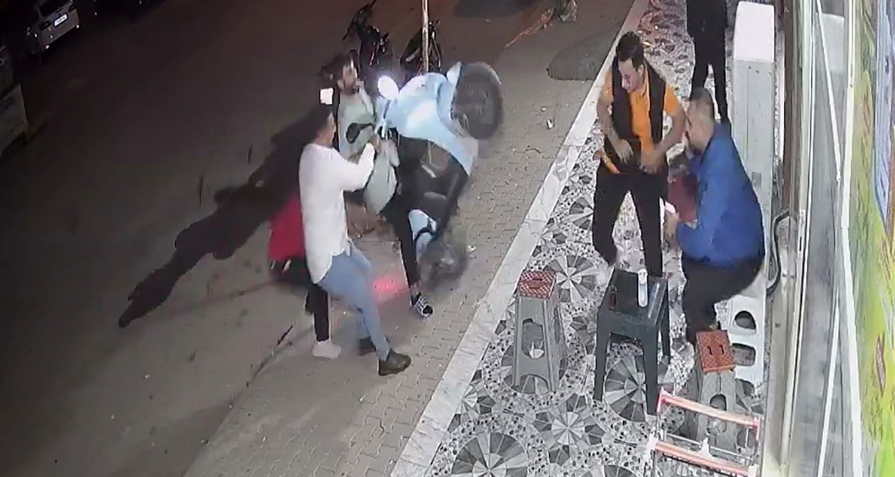 Motosiklet Dersi Korku Dolu Anlara Sahne Oldu