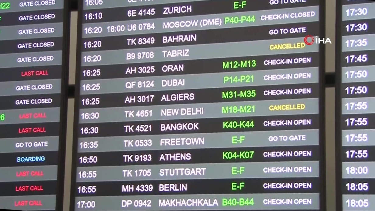 Ortadoğu’da Artan Gerilim Nedeniyle Uçak Seferleri Etkileniyor