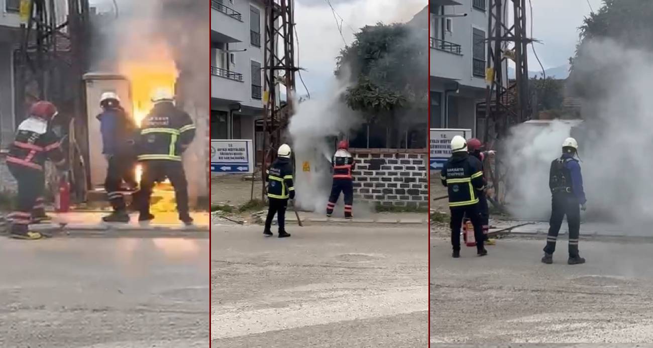 Sakarya Akyazı’da Trafo Yangını Sonrası Patlama Büyük Korku Yarattı