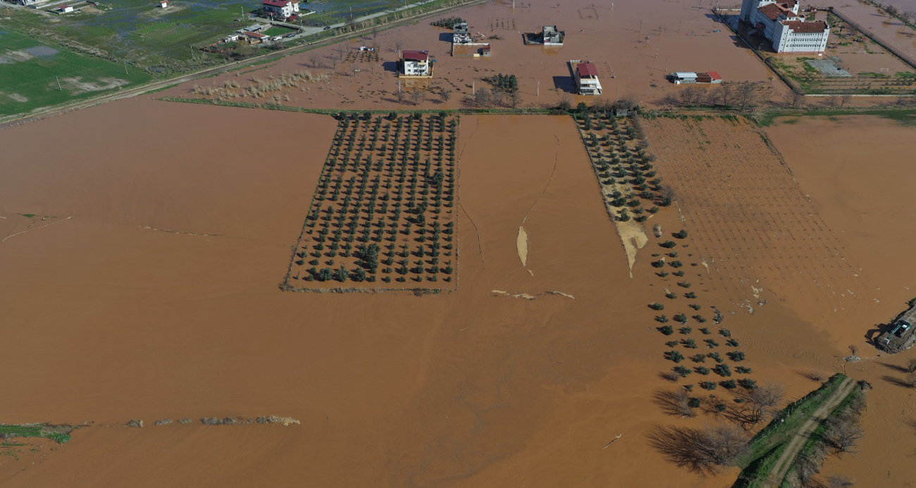 Salihli’de Sel Felaketinin Etkileri Havadan Görüntülendi