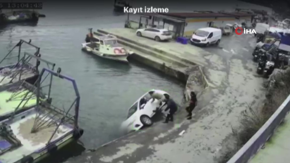 Sarıyer’de Otomobil Denizde: Sürücü İçin Kurtarma Operasyonu