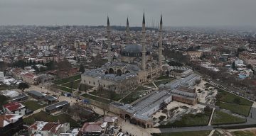 Selimiye Camii’nde Restorasyon Sonrası Kubbe Yazıları Görüntülendi