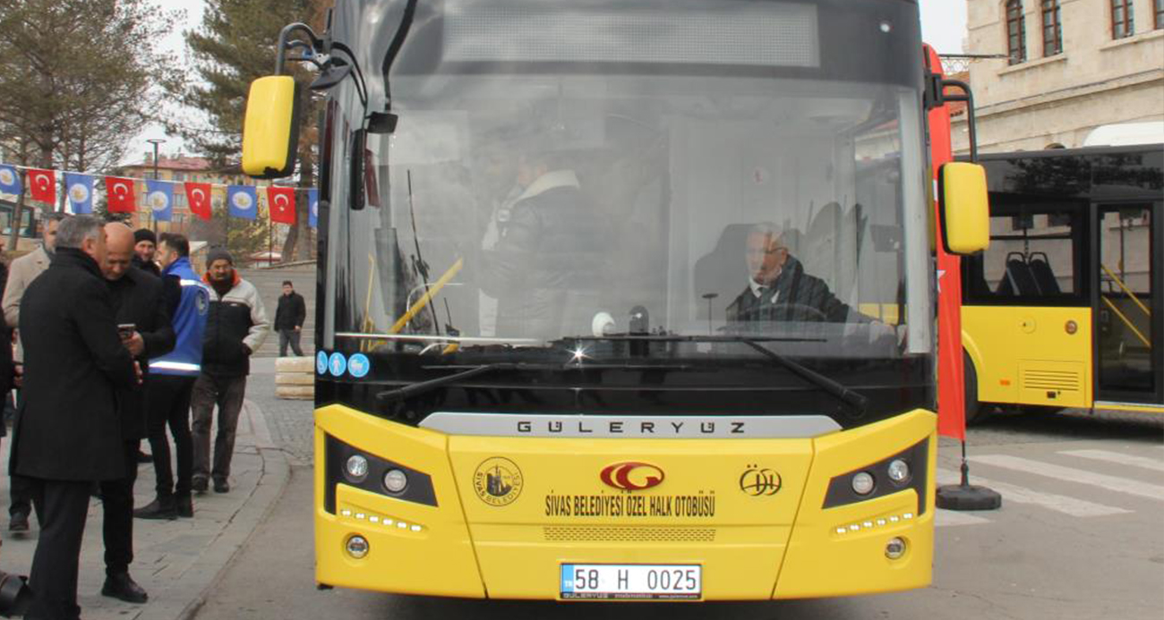 Sivas’ta Bir Vatandaş Yıllık Halk Otobüsü Kullanımında Rekor Kırdı