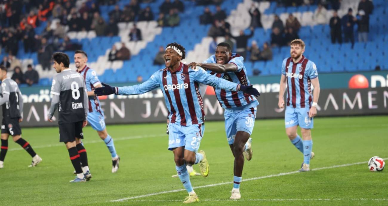 Trabzonspor, Karagümrük’ü Evinde Yenerek 3 Puanı Kaptı