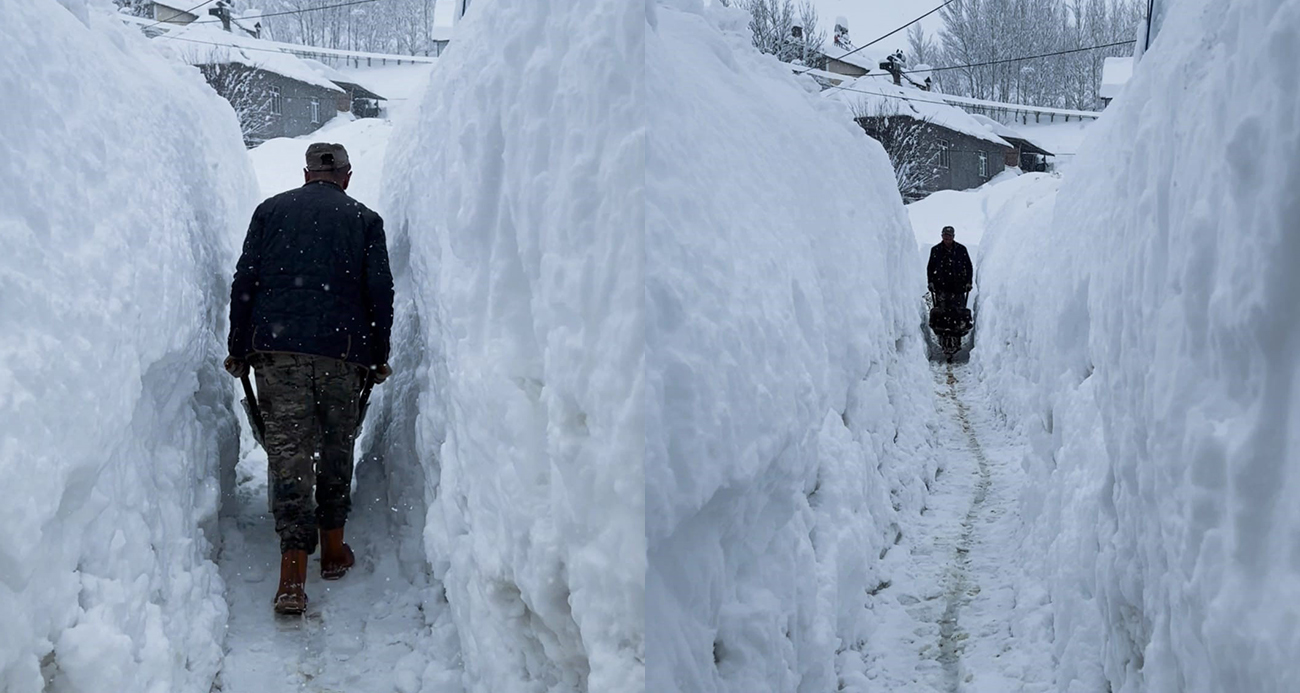 Tunceli Ovacık’ta Kar Kalınlığı Rekor Seviyeye Ulaştı