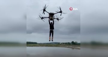 Bafra’da Çiftçinin Tehlikeli Dron Macerası