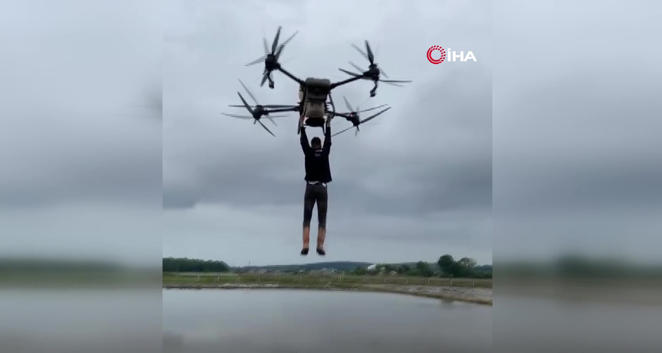 Bafra’da Çiftçinin Tehlikeli Dron Macerası