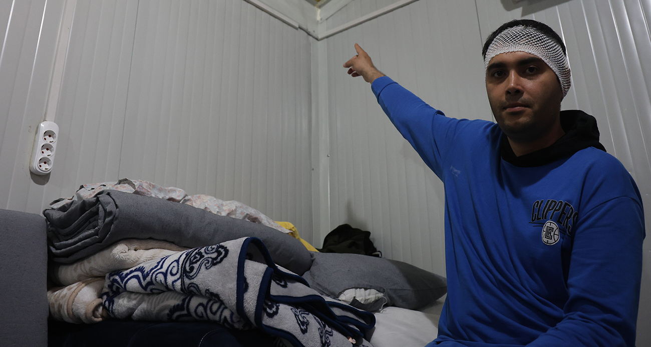 Bayram Günü Yorgun Mermi Kabusu: Konteyneri Delip Geçti