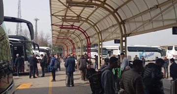 Bursa Şehirlerarası Otobüs Terminalinde Bayram Yoğunluğu