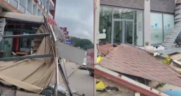 Denizli’de Fırtına Çıktı: Çatılar Uçtu, Araçlar Zarar Gördü