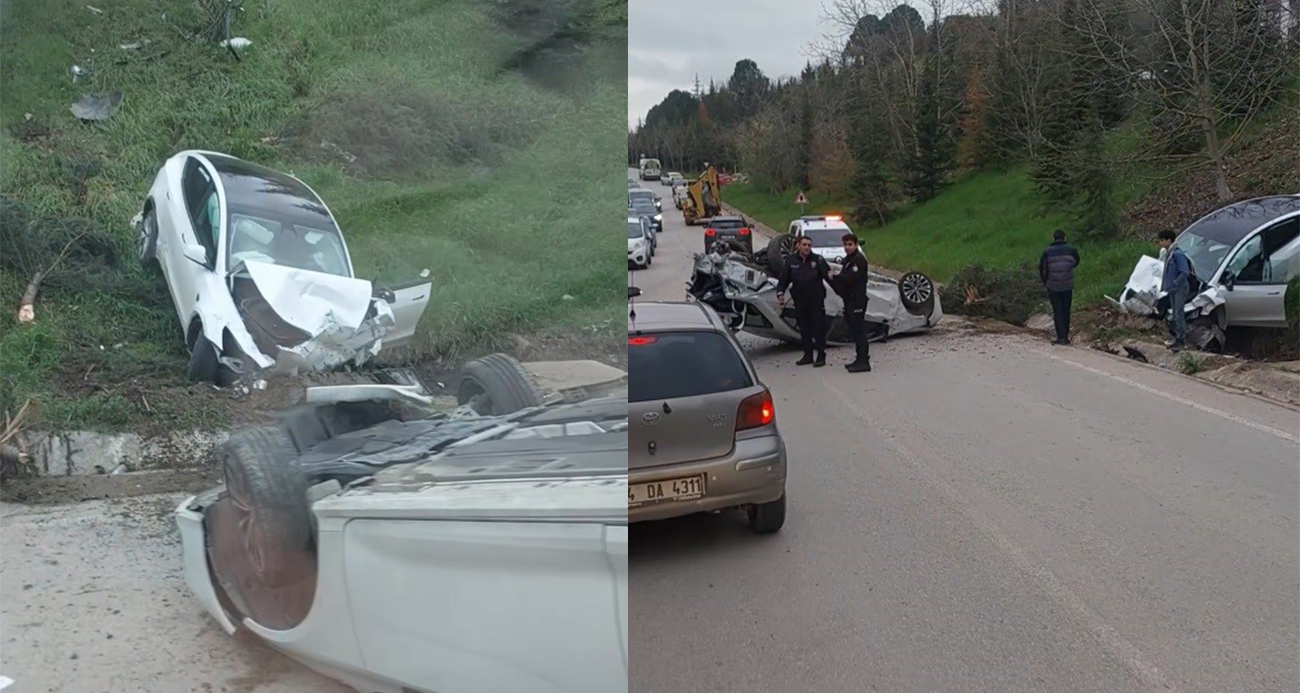 Elektrikli Araç Kontrolden Çıkarak İzmit’te Otoparkı Hasara Uğrattı