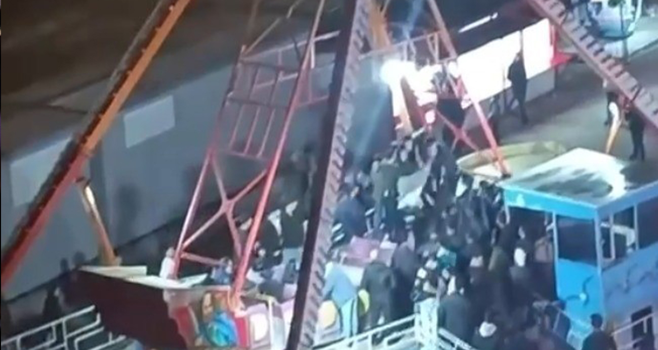 Lunaparkta Eğlence Kavgaya Dönüştü: Olay Anı Kamerada