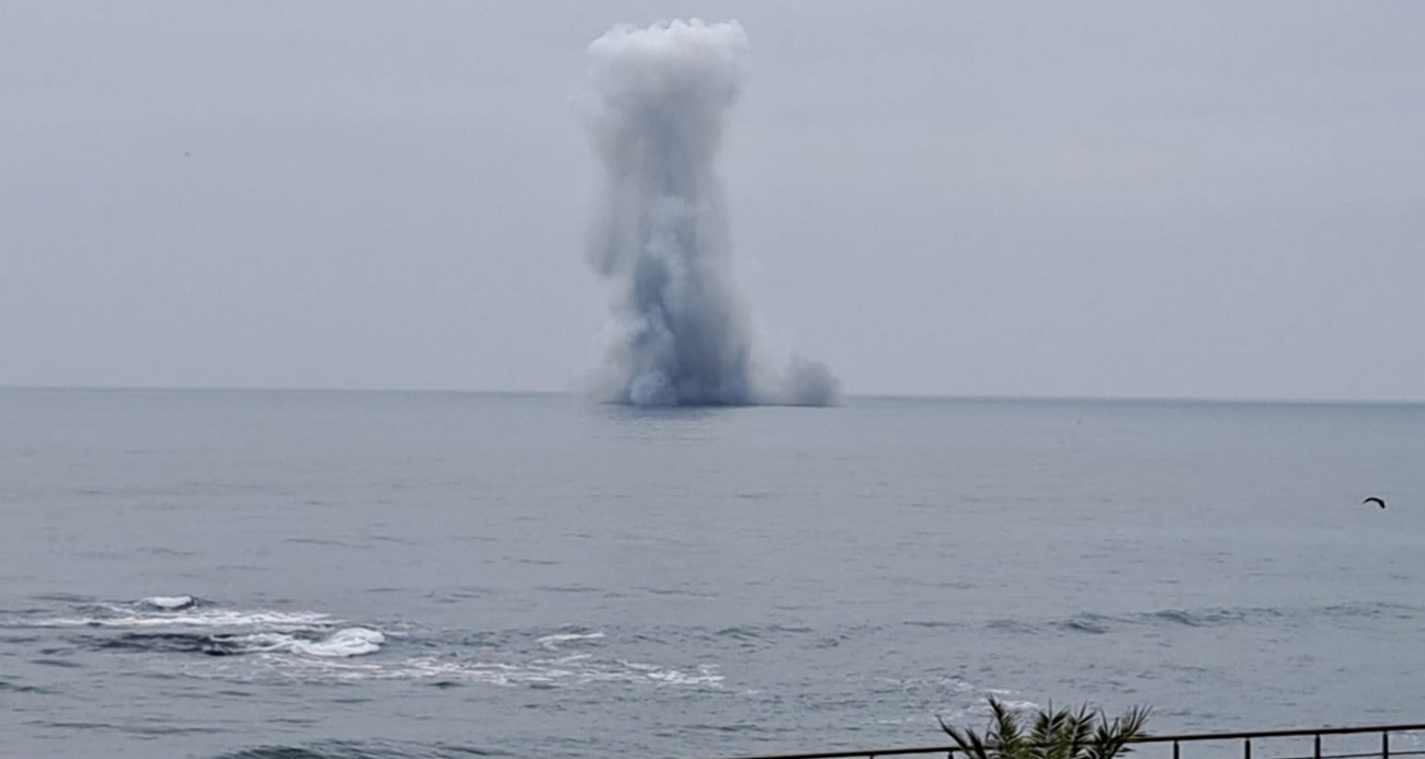 Ordu’da Sahile Vuran Gelişmiş İnsansız Deniz Aracı Güvenlik Gerekçesiyle İmha Edildi