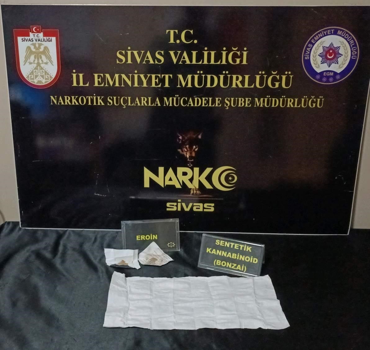 Sivas’ta Büyük Narkotik Operasyonu: Üç Şüpheli Tutuklandı