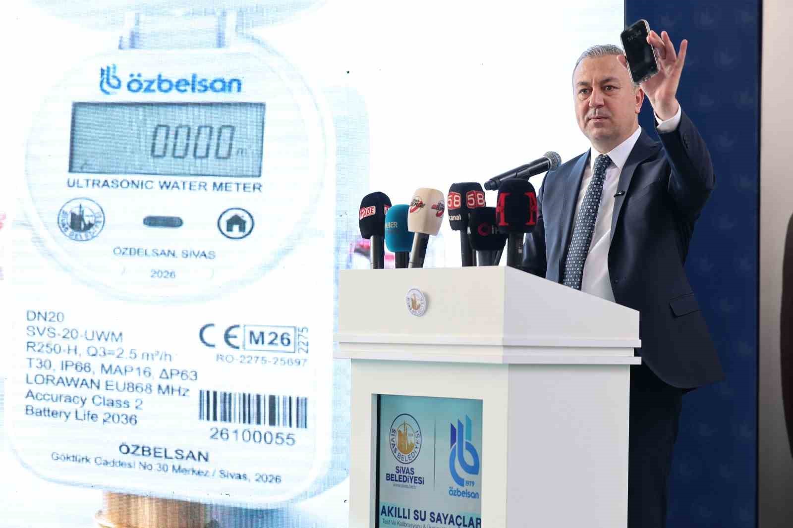 Sivas’ta Yerli Üretim Akıllı Su Sayaçları Devreye Giriyor