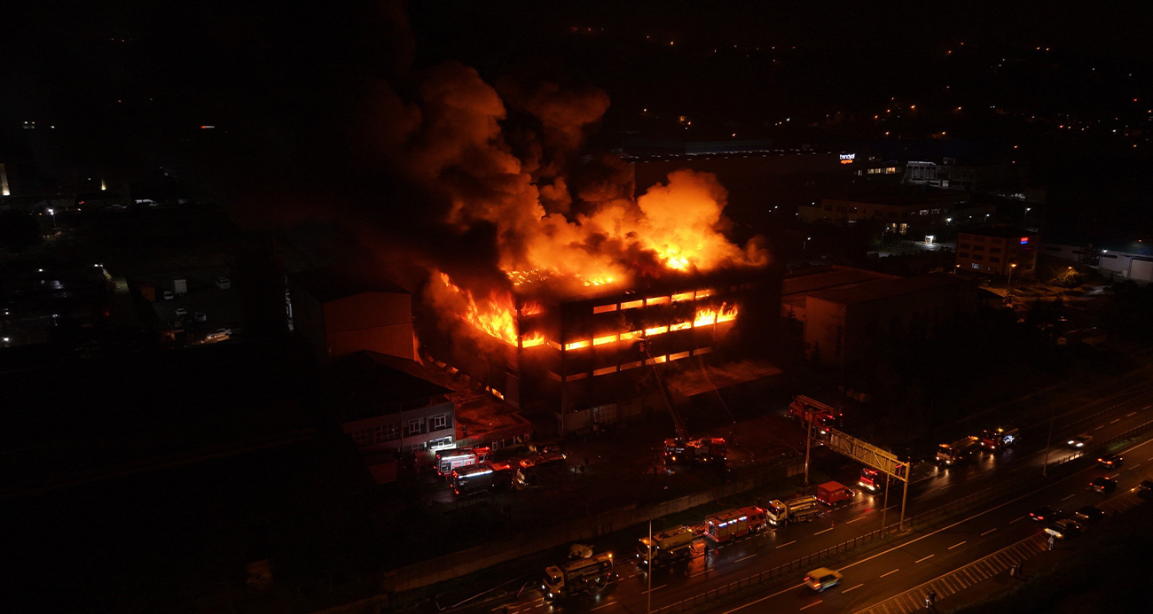 Trabzon Arsin’de Fındık Fabrikası Alevlere Teslim