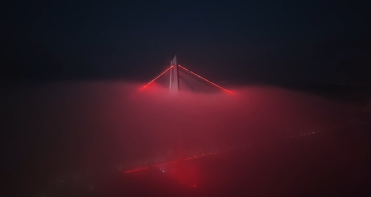 Yavuz Sultan Selim Köprüsü’nde Büyüleyici Sis Manzarası