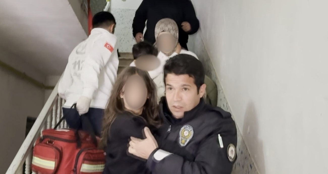 Aksaray’da 5 katlı apartmanda yangın paniği, bina tahliye edildi