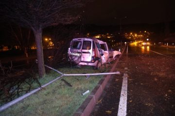 Alkollü Sürücü Kazadan Sonra Çalılıklara Gizlendi