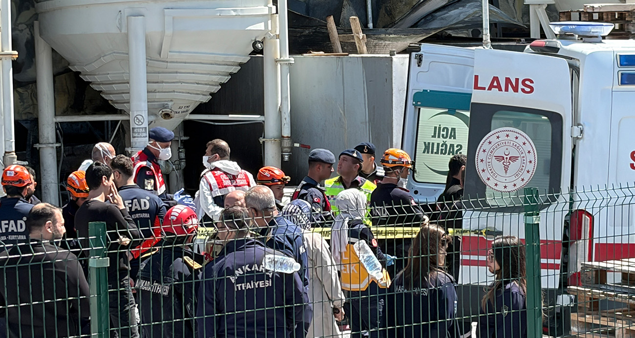 Ankara Sincan’da Boya Fabrikasında Meydana Gelen Yangında Bir İşçi Hayatını Kaybetti