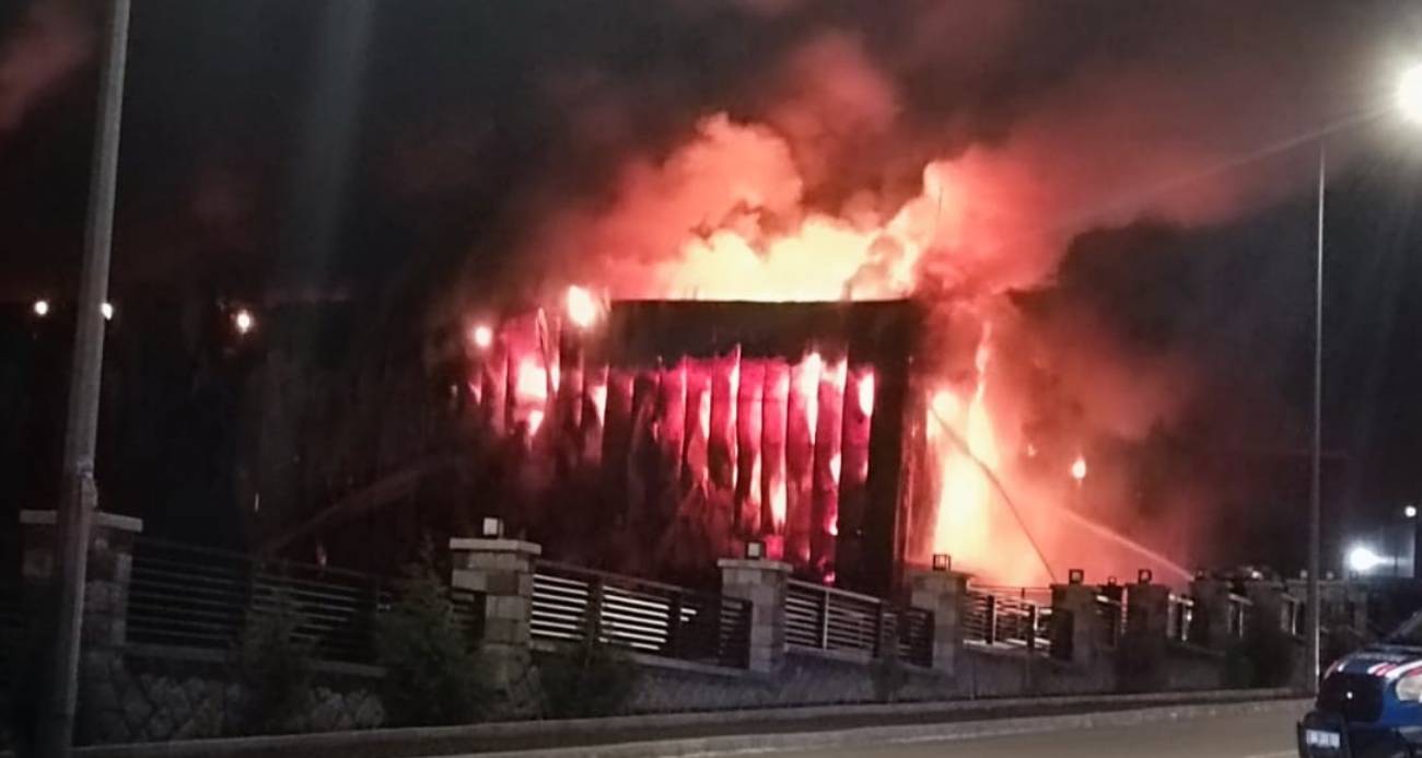 Ankara’da fabrika yangını