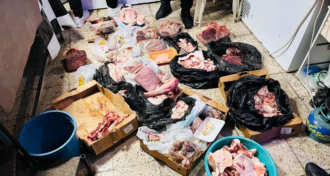 Antalya’da kasap dükkanında mide bulandıran görüntü: Zabıtalar gözlerine inanamadı