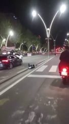 Batman’da domuz dehşeti: Yayaya çarpıp yaraladı, trafiğin altını üstüne getirdi