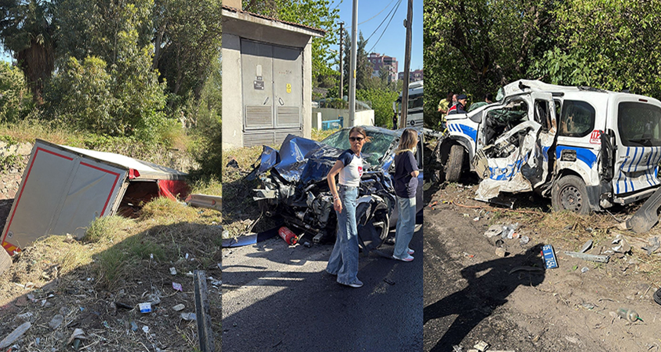 Bornova’da freni patlayan tır karşı şeride geçti: Ölü ve yaralılar var