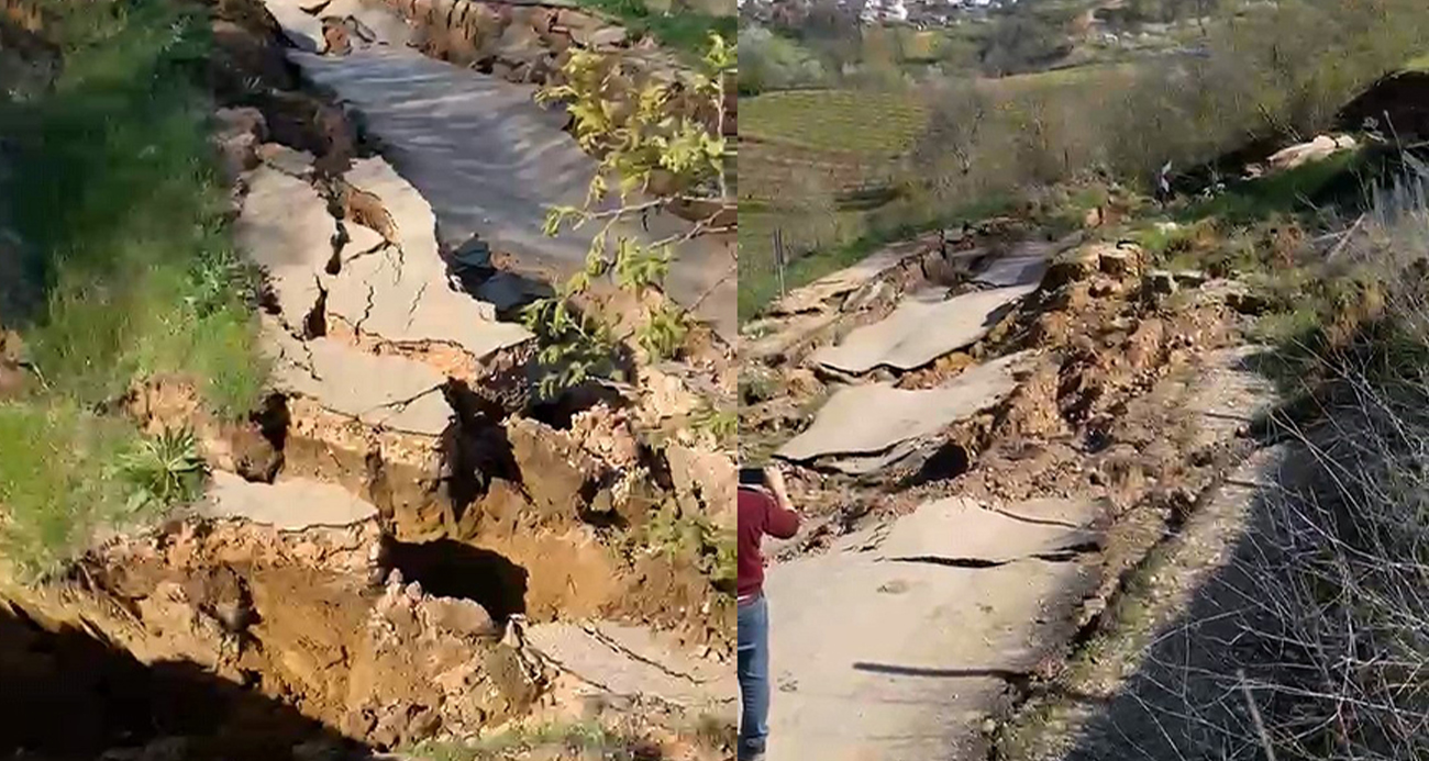 Bursa İnegöl’de Heyelan: Yollar Kapandı