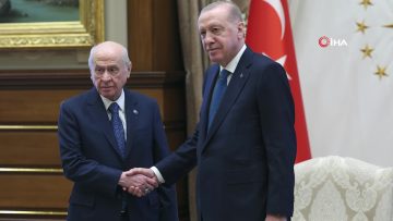 Cumhurbaşkanı Erdoğan ile MHP lideri Bahçeli görüşmesi sona erdi