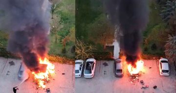 Diyarbakır’da site içinde korkutan yangın: Alevler metrelerce yükseldi, binadakiler tahliye edildi