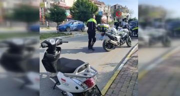 Dur ihtarına uymayıp kaçan motosikletli yayaya çarptı: 424 bin 500 bin TL ceza kesildi