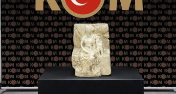 Edirne’de yurt dışına kaçırılmak istenen 2 bin yıllık heykel ele geçirildi