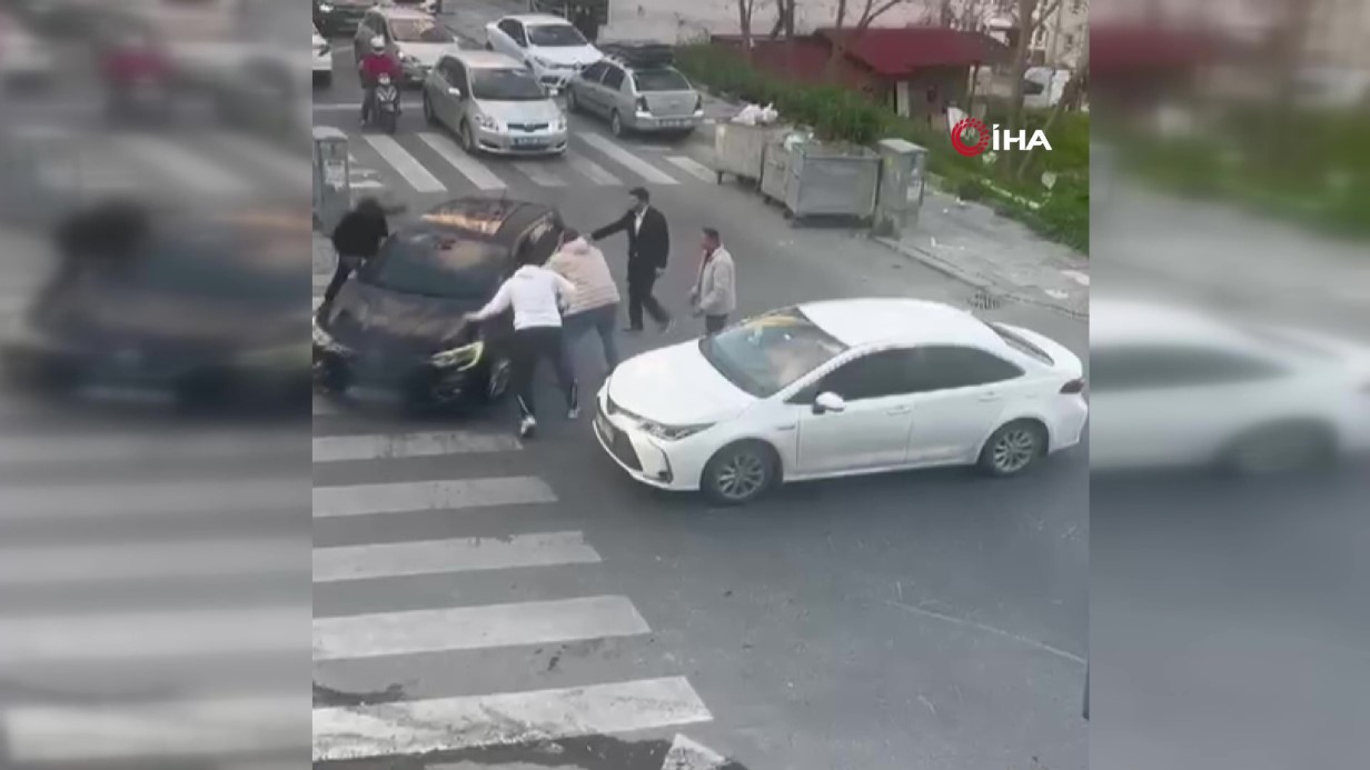 Esenyurt’ta Trafik Kazası Sonrası Gergin Anlar