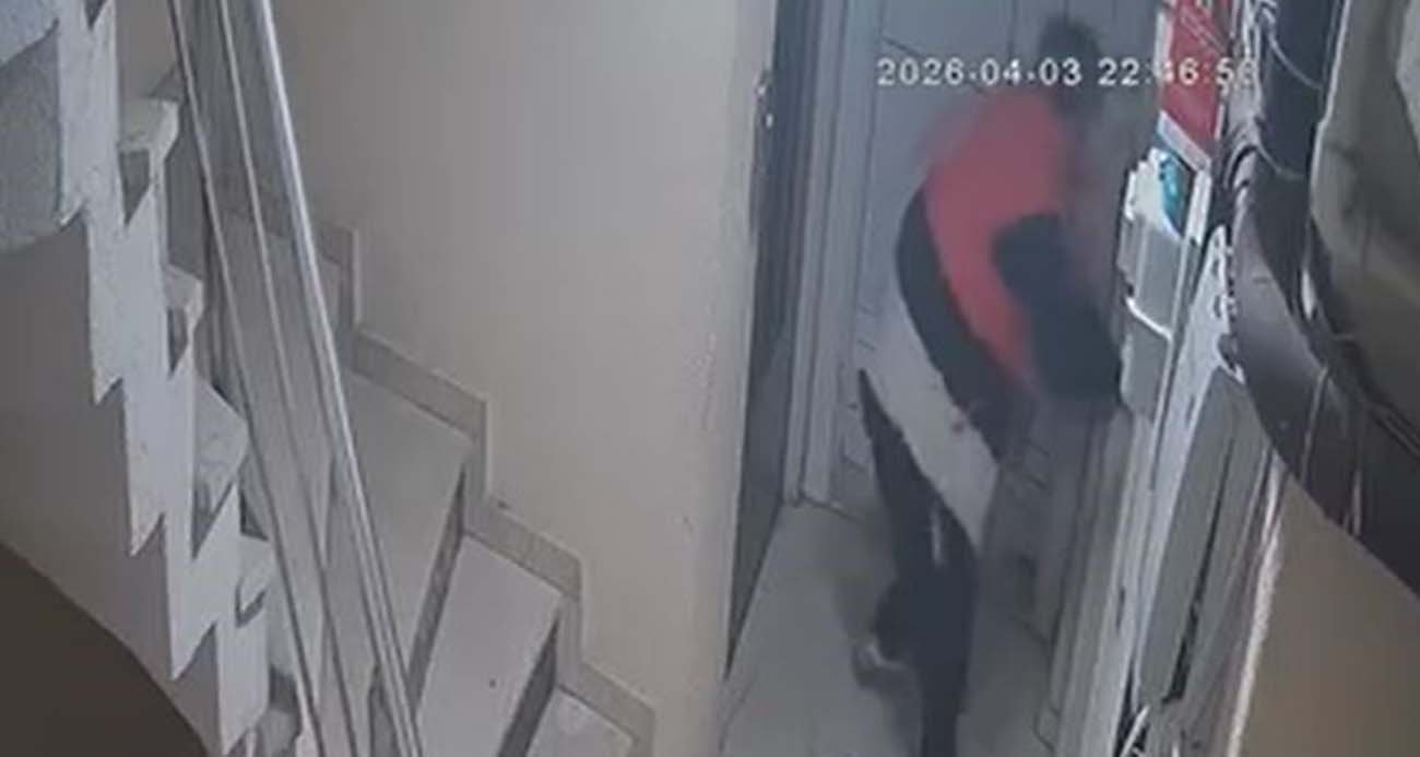 Hırsızlık için girdiği binada kapıları yokladı, açamayınca koridora tuvaletini yaptı