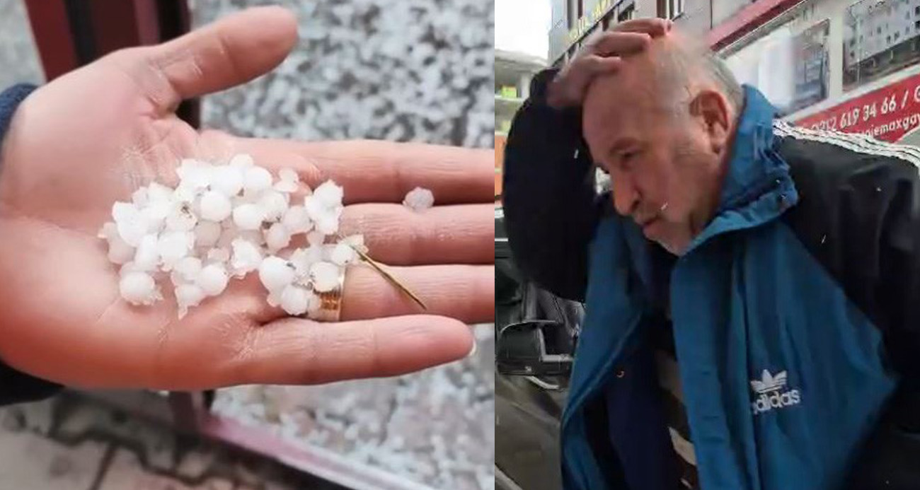 İstanbul’da dolu sürprizi