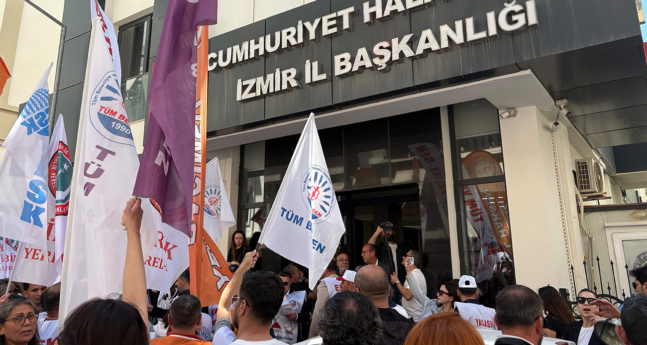 İzmir’de belediye memurları CHP’nin kapısına dayandı