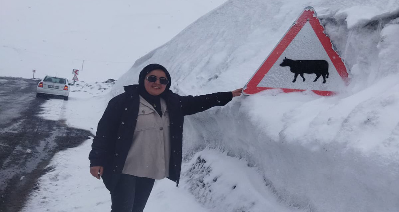 Kar kalınlığı tabela boyunu geçti
